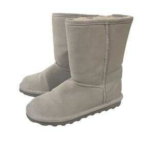 BearPaw Light Gray Winter Boots